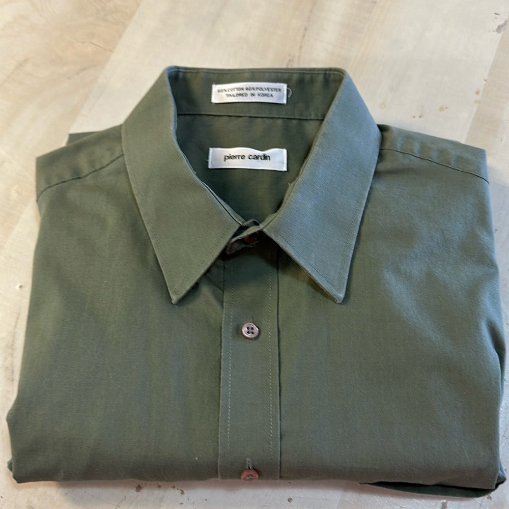 Pierre Cardin long sleeve Oxford, button-down dress shirt